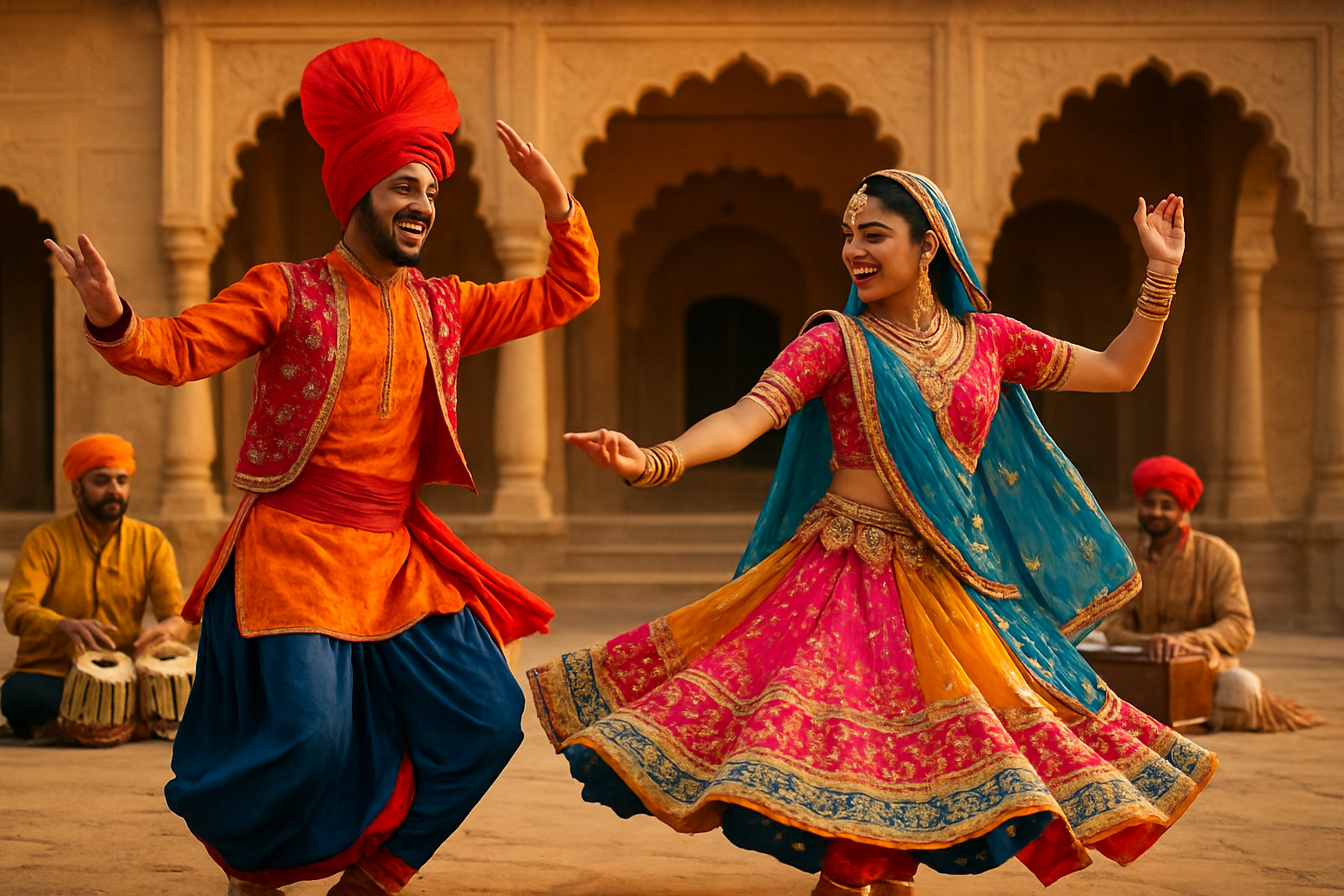 Northern India's Vibrant Folk Dance Treasures
