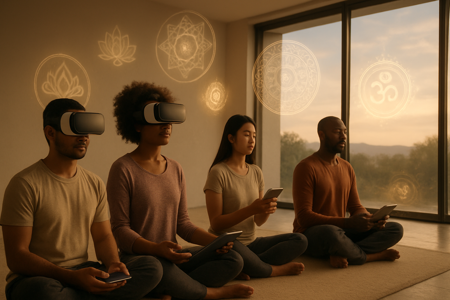 Technology-Enhanced Spiritual Practices Reaching Millions