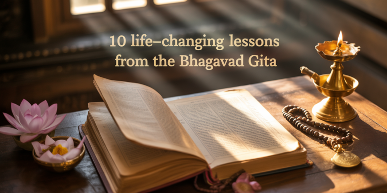 10 Life-Changing Lessons from the Bhagavad Gita